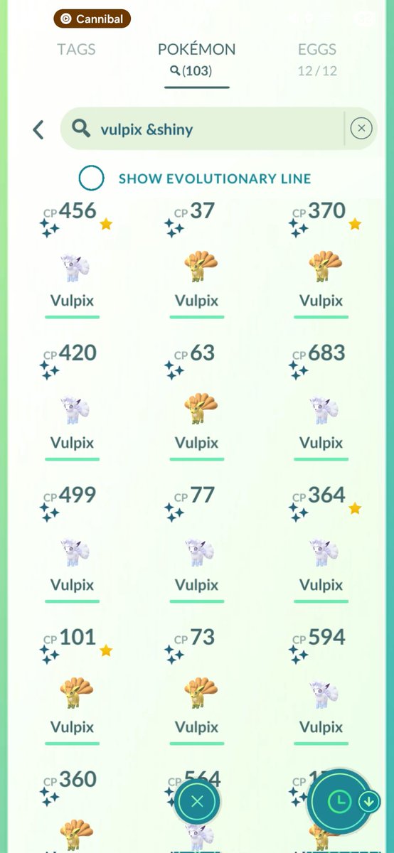 Since vulpix had a community day, I guess I can transfer 90 of these. #PokemonGO #PokemonGOApp