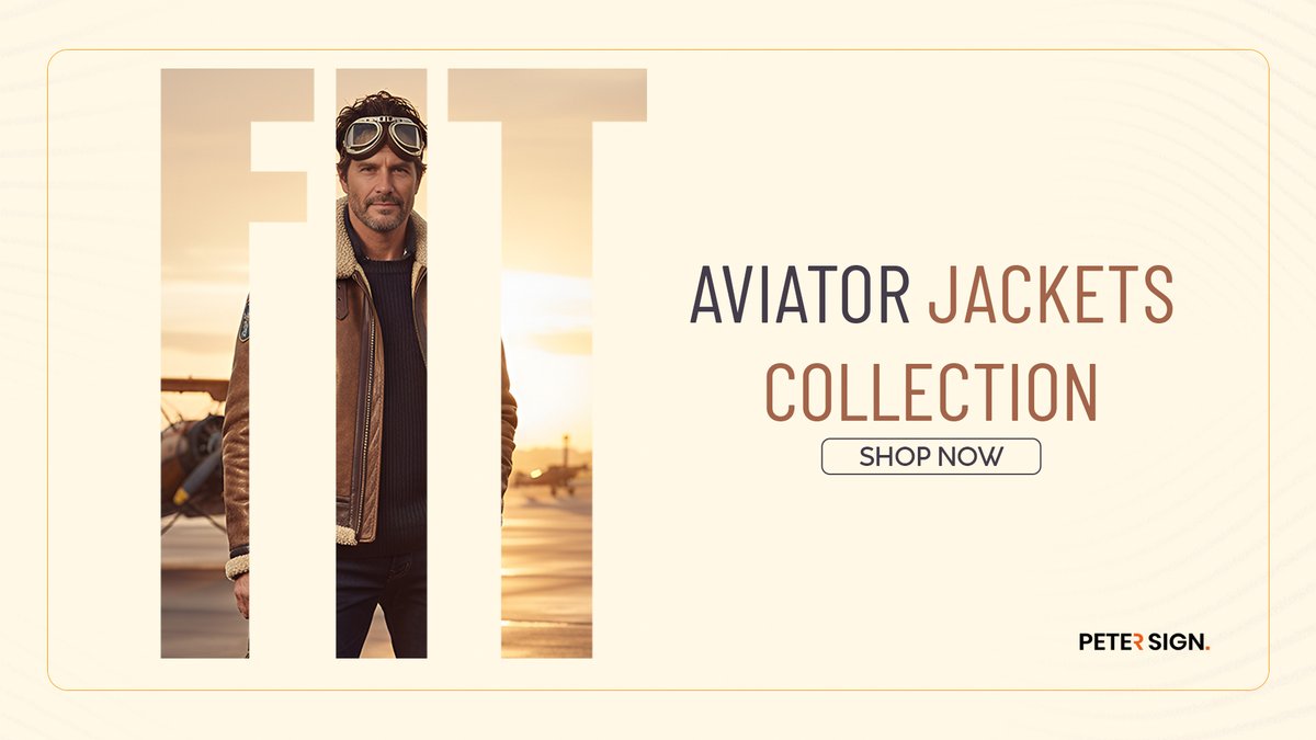 peter_sign's tweet image. Precision in every stitch. Adventure in every fiber. 🦅
The Aviator Collection by Peter Sign. 

Shop the jacket at petersign.com

#PeterSign #AviatorJacket #MensFashion #LeatherJacket #VintageStyle #WinterEssentials #RuggedStyle #StreetStyleOutfits #MensOuterwear