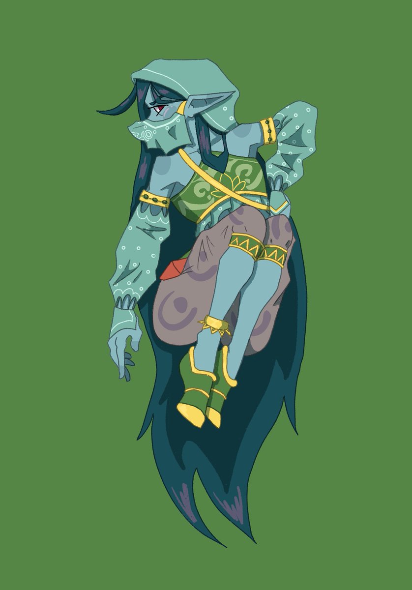bumble__tea's tweet photo. Finished WIP of Halfar in a Gerudo outfit from forever ago https://t.co/Xxck2pyj1v