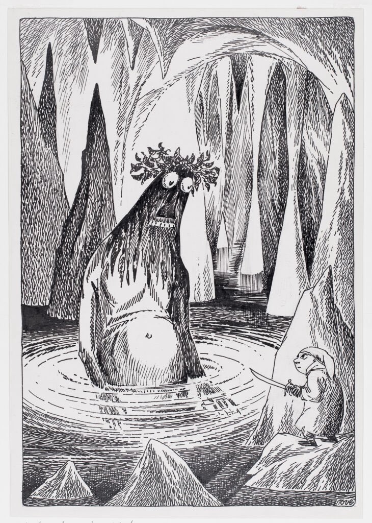 artschooldrop's tweet photo. Tove Jansson’s Gollum is so cool, like look at this little freak https://t.co/qeydb9FMAh