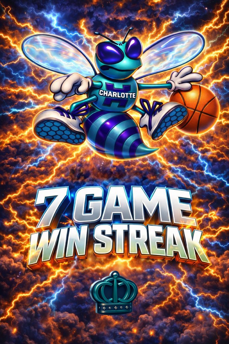 Hornets come back from as many as 22 points down against New Orleans to win and extend their streak to 7 games!