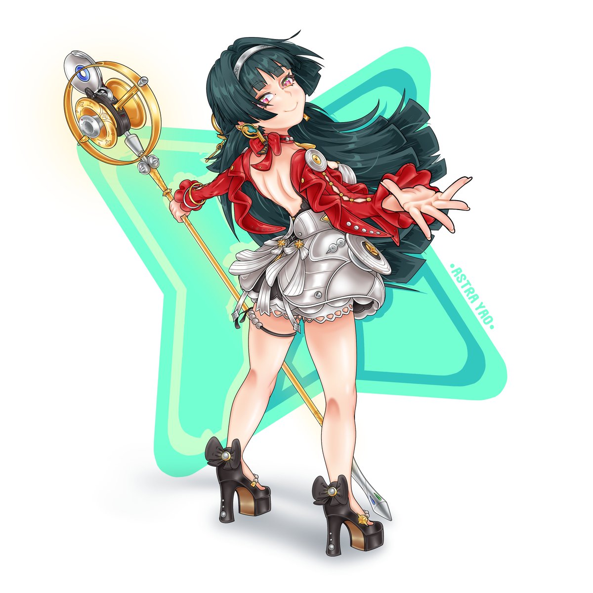 TimDrawsGals's tweet photo. "This next song is dedicated to the world!"

I absolutely love Zenless Zone Zero's Astra Yao both in design and character ever since she was introduced, and I thought it was finally time to challenge myself by drawing her :)

#ZenlessZoneZeroFanart #zzzero #ZZZ https://t.co/ccPhVBRotE