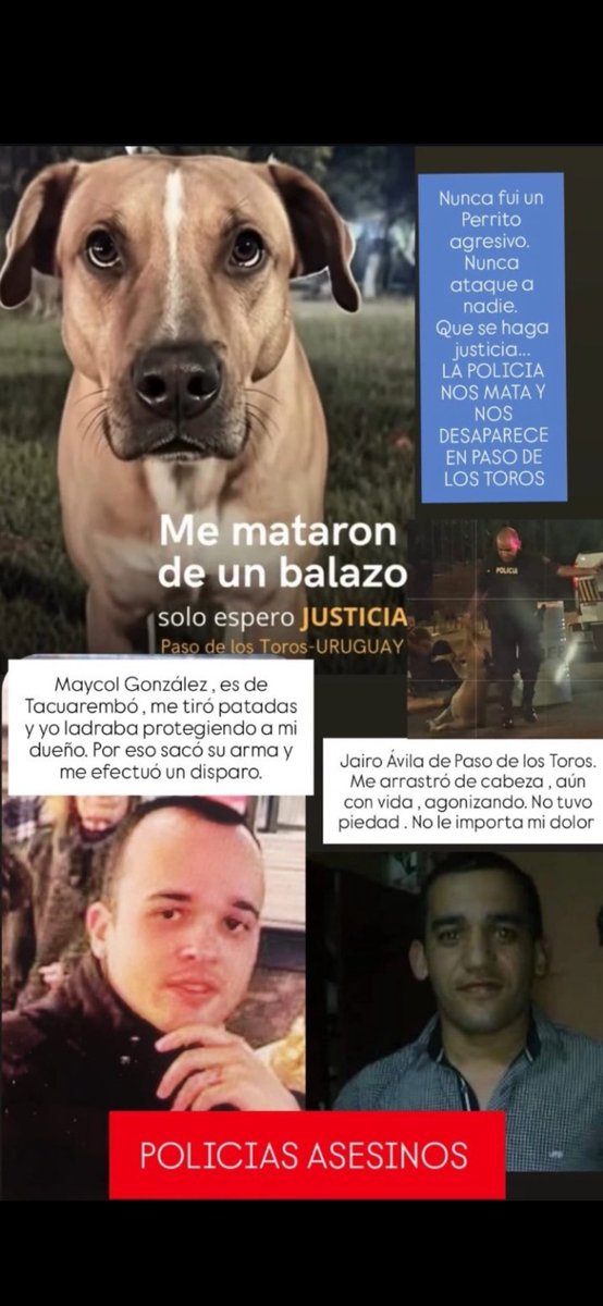 MikiEche's tweet photo. Que se haga viral y todos conozcan en Tacuarembo y en todo el país la cara de estos #policiasasesinos . https://t.co/4lG06hft7G