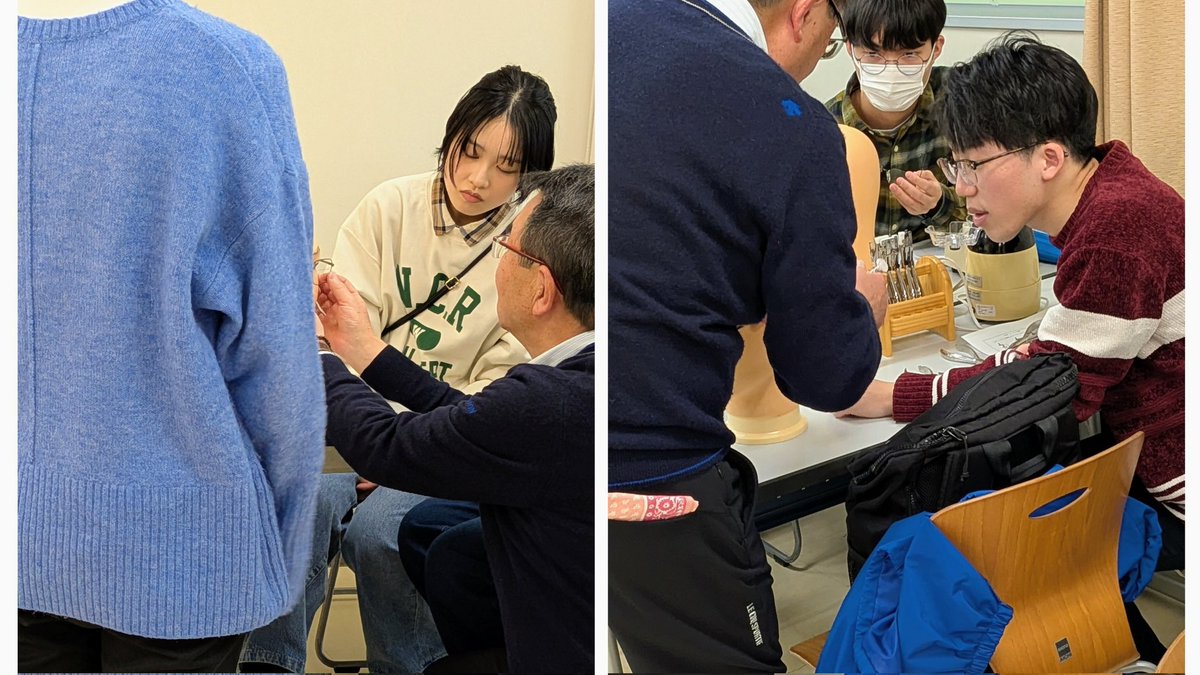 👓✨【実践フィッティング｜実務課程1年】✨👓

スクーリングの一コマ📷️

1年目の前期に基礎を学んで、後期に実践を学びます。個々の課題を明確にして、今後のステップに繋げていきます💪

受講生の皆さんが真剣に取り組まれる姿勢がまた良いですね。

#眼鏡作製技能士