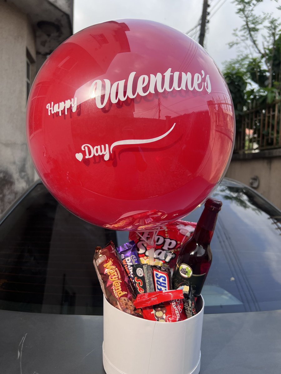 Hot Air balloon Treat box

 ₦34K with card

Our Valentine’s Day collection is officially open 💘🎁

Only 2 Saturdays left for Valentine’s Day.

Limited slots available.

Pickup &amp; delivery available 🚚