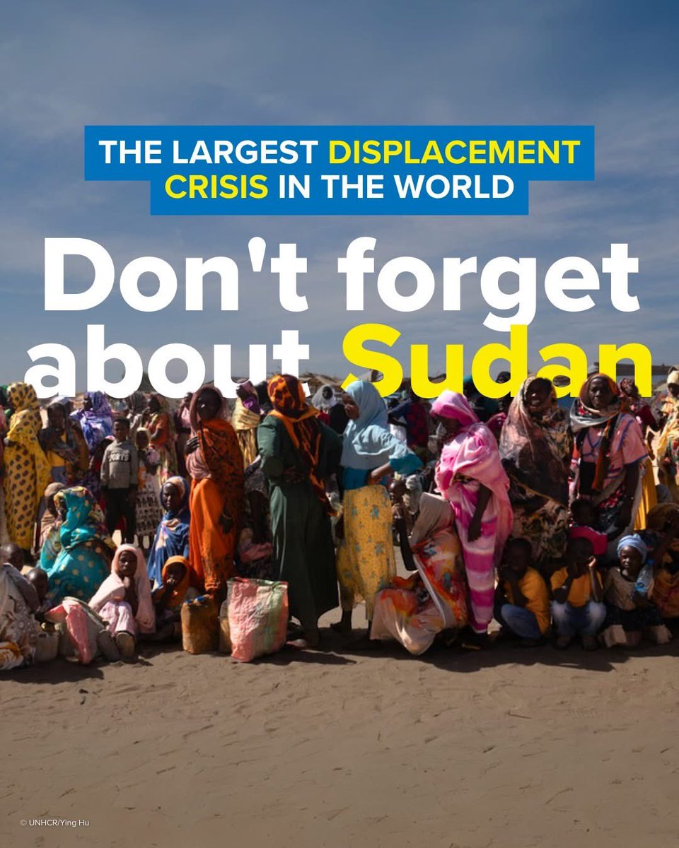 The war in Sudan has caused the largest displacement crisis in the world today, with nearly 12 million people who remain displaced.

The humanitarian needs are as urgent as when the crisis began.

Most of all, the people of Sudan need peace.