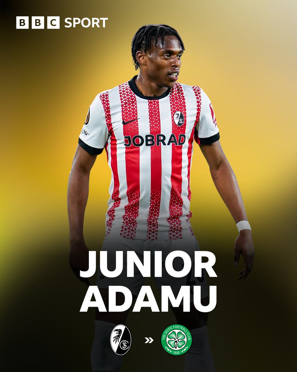 Carte Topps Bundesliga 2023-24 – Junior Adamu SC Fribourg – Série International Stars /99