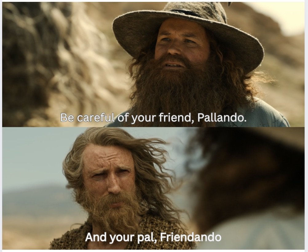 FellowshipFans's tweet photo. I don’t know about you, but I’m feeling blue… 🧙‍♂️🔵💫

Happy #MemeMonday 😁

#RingsOfPower #BlueWizard #Pallando https://t.co/hjdlGrCUZL