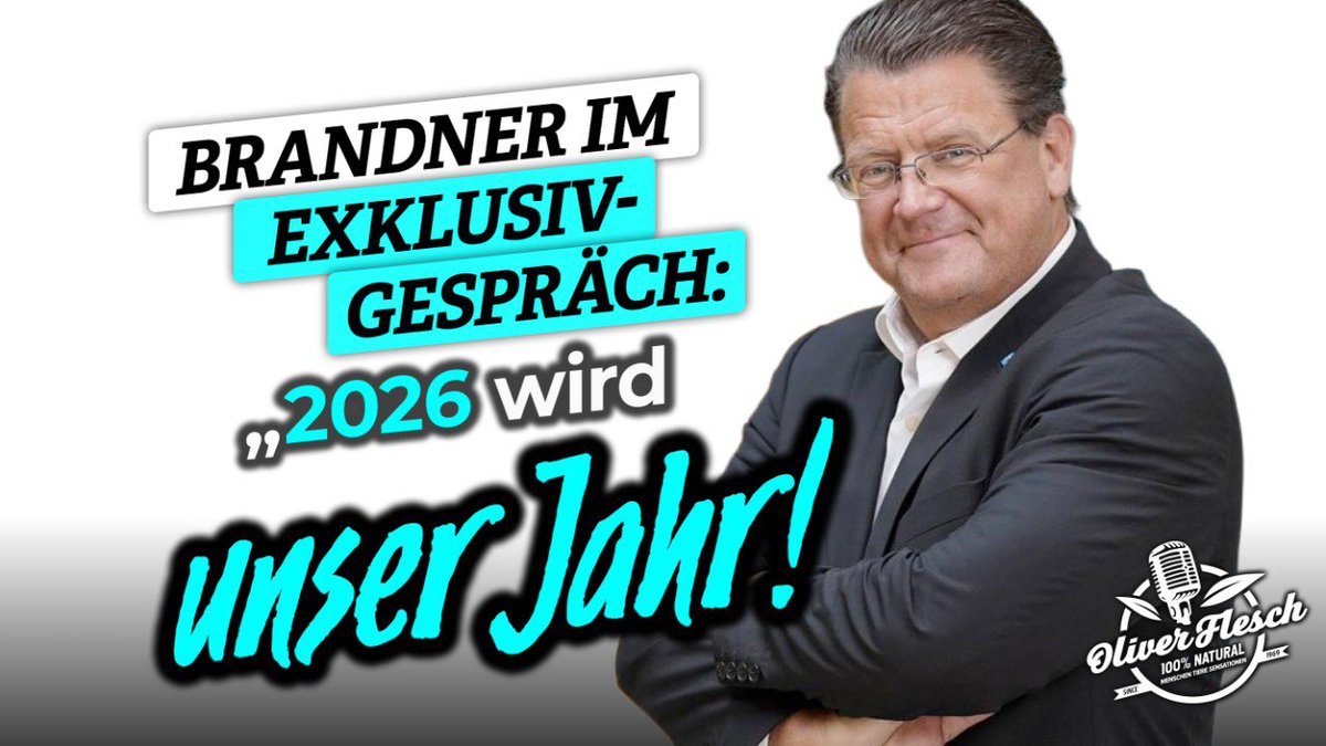 OliverFlesch69's tweet photo. Warum 2026 für AfD-Anhänger ein gutes Jahr werden wird
Link in der Kommentarspalte
#StephanBrandner #AfD https://t.co/l5EIKbYkax