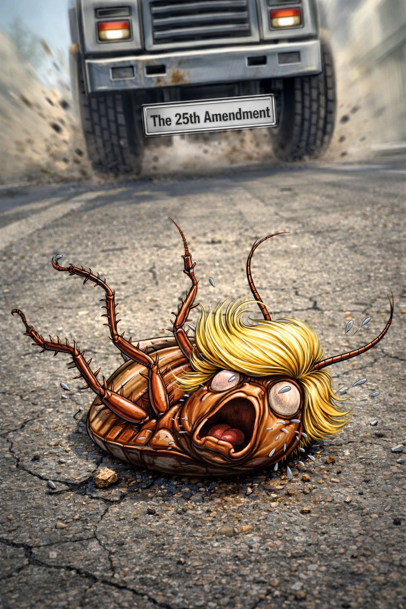 gbergur's tweet photo. The bug must go.

#25amendment https://t.co/8YaBbJbDSu