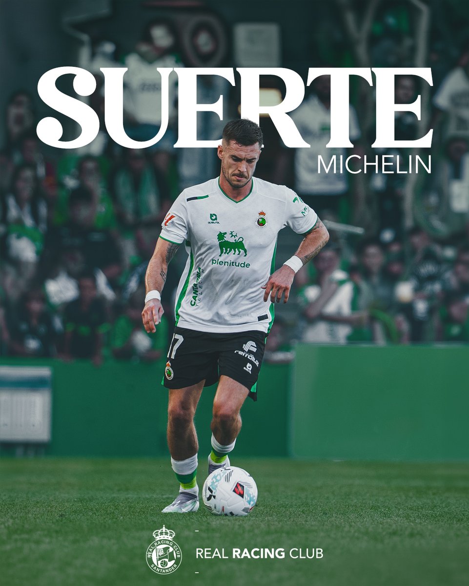 ✅ Racing y Real Valladolid acuerdan la cesión de Michelin

🤝 El club verdiblanco desea éxito al futbolista en el conjunto blanquivioleta

realracingclub.es/noticias/racin…