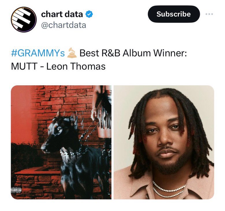 peermusicAus's tweet photo. Wow, #FrollenMusicLibrary are @RecordingAcad WINNERS!

Congratulations to the boys on their contribution to the Best R&amp;B Album, ‘Mutt’ by @leonthomas, and thanks to @conductorwilliams for choosing to sample the boys’ work. 

A huge, proud day! https://t.co/OoBiBNv9A1