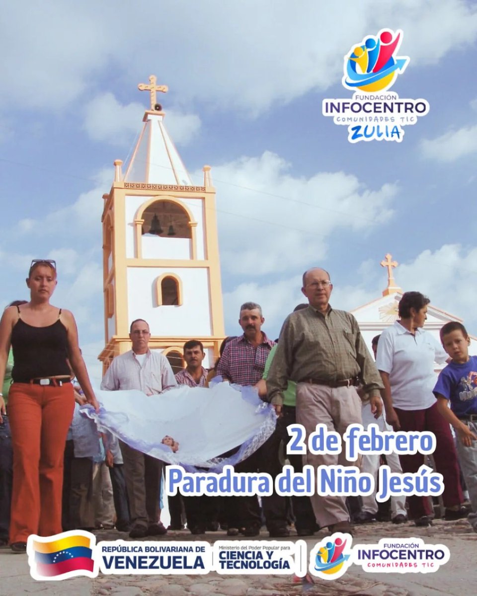 InfocentroCpp's tweet image. 2 de febrero, nuestras calles se llenan de fe con la hermosa  Paradura del Niño Jesús. Una costumbre que llevamos en el corazón y que  marca simbólicamente el fin de la Navidad, levantando al Niño Dios del  pesebre para pasearlo  y bendecir nuestro camino.
#infocentroaldía