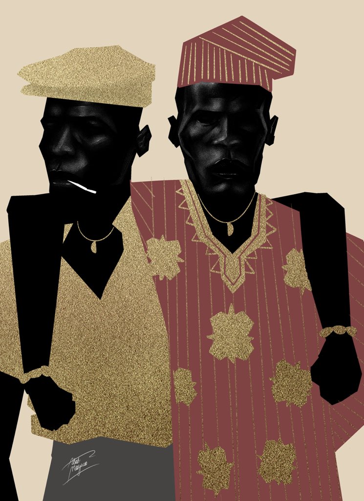 Shutabug's tweet image. Taiye and Kehinde.