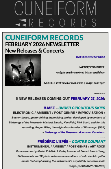 Cuneiform Records tweet media