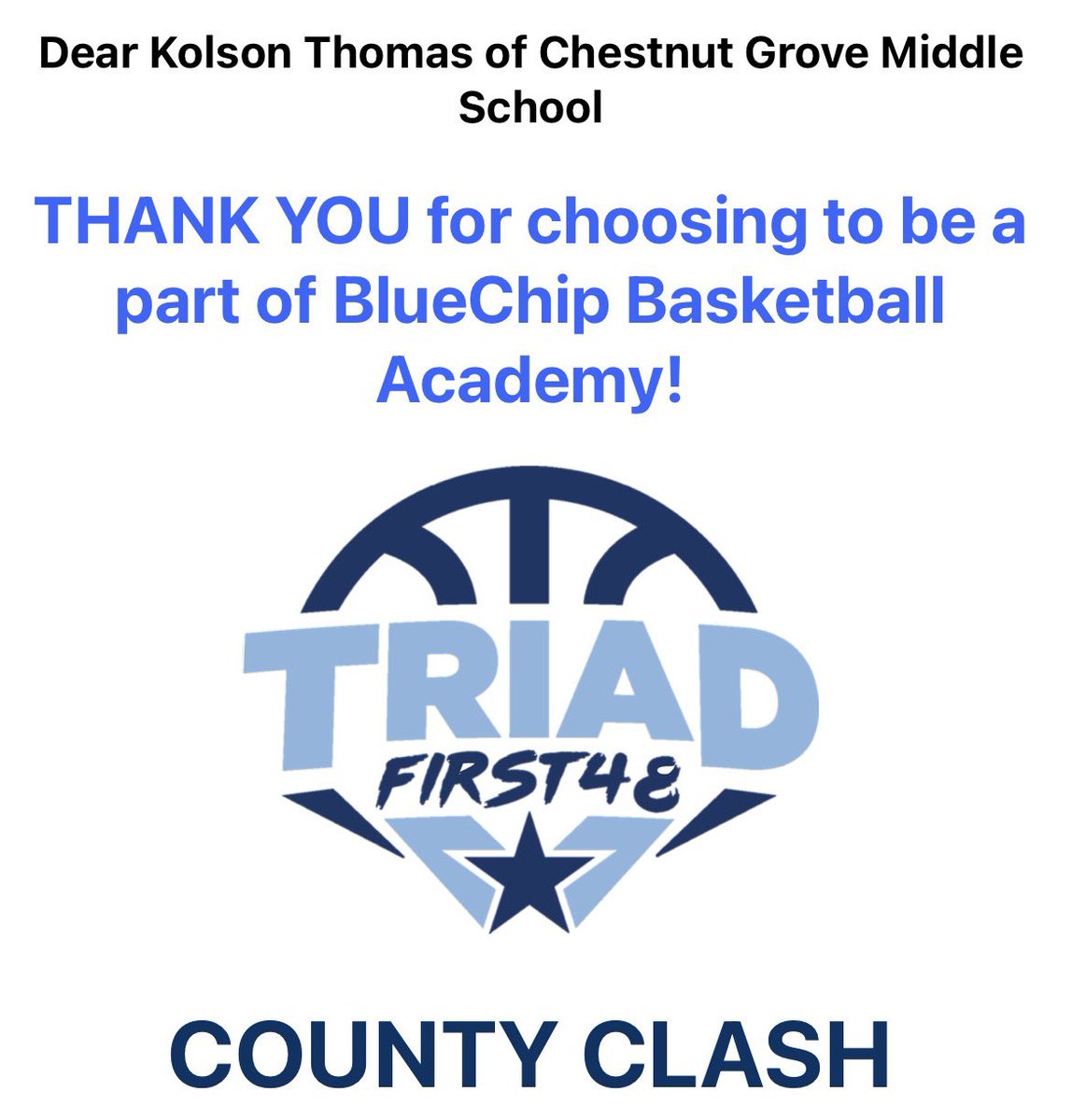 TriadBlueChip's tweet photo. It's February, so it's time for the 7th Annual Middle School County Clash!

Yadkin, Wilkes, Rockingham, and Stokes counties are already checking in‼️ https://t.co/vwtfgnM1cv