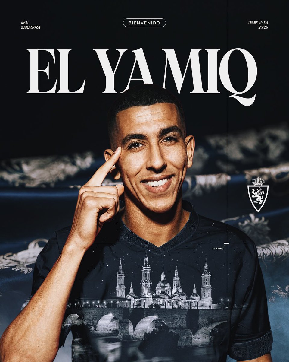 PalmadasRZ's tweet photo. 🚨 Jawad El Yamiq regresa al #RealZaragoza: firma hasta el final de la 25/26

🎁 El primer regalo del mercado ya está aquí 

🇲🇦 El marroquí llega procedente del Al-Najma FC

𝐀 𝐩𝐚𝐫𝐭𝐢𝐫 𝐝𝐞 𝐥𝐚𝐬 𝟏𝟗:𝟑𝟐:

▶️ https://t.co/DnH9er1YGH…

👾 https://t.co/ENj3TU3AWz… https://t.co/Fb2dL8pL37