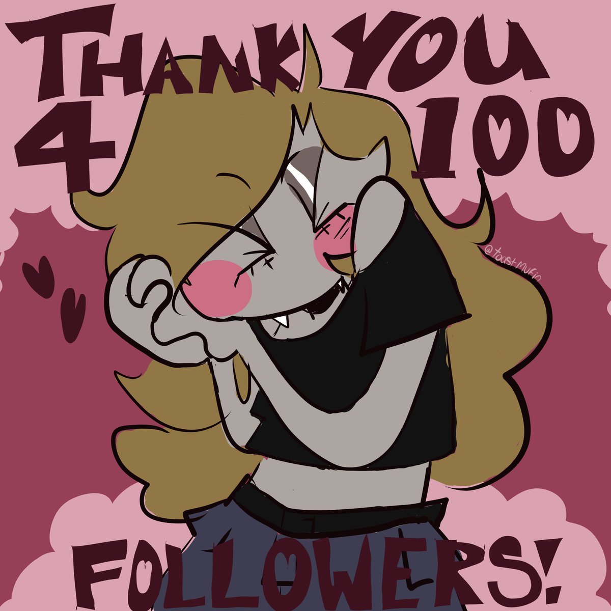 This is not my usual post but thank you all for 100 followers! you guys have been great!
so please let me know what type of art you guys want more of!
thank you again for the love and support!
#ocart