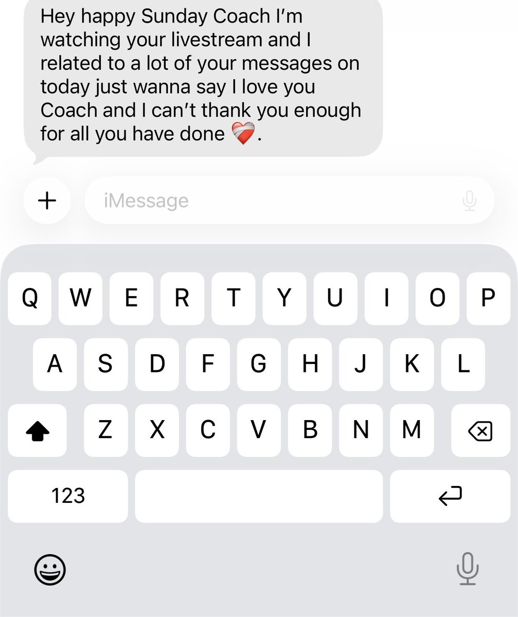 Wow these type of messages make it all worth it. No win can give me the joy of receiving a message like this from a player.  😢😢💚💛