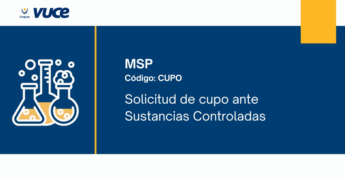 📢 ¡Ya está disponible el trámite CUPO! 

Podés encontrarlo en nuestra Guía de Trámites para conocer todos los detalles y el paso a paso

👉 vuce.gub.uy/cupo/