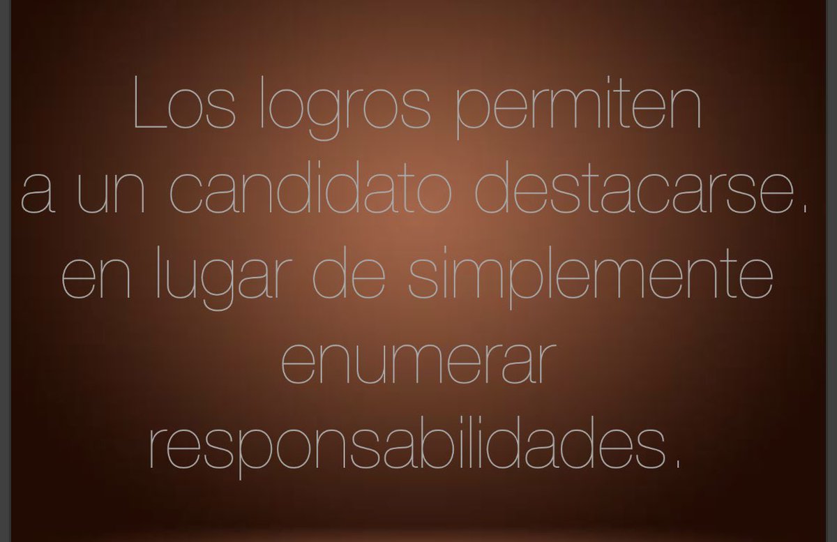 tatianotzin's tweet photo. Los logros son fundamentales en el currículum de un ejecutivo, ya que destacan la capacidad del candidato para generar resultados tangibles y aportar valor a la organización. 

1. Diferenciación: En un mercado laboral competitivo, los logros permiten a un candidato destacarse. En lugar de simplemente enumerar responsabilidades, demostrar resultados concretos capta la atención de los reclutadores.

2. Demostración de impacto: Los logros resaltan el impacto positivo que un ejecutivo ha tenido en sus empleos anteriores, ya sea en términos de aumento de ingresos, reducción de costos, mejora de procesos o incremento de la satisfacción del cliente.

3. Credibilidad: Incluir logros cuantificables (por ejemplo, “Aumenté las ventas en un 30% en un año”) aporta credibilidad al CV y proporciona evidencia del éxito profesional del candidato.

4. Alineación con objetivos de la empresa: Al detallar logros relevantes, un ejecutivo puede demostrar que su experiencia y habilidades están alineadas con los objetivos de la empresa a la que está aplicando. Esto es particularmente importante para posiciones de liderazgo.

5. Narración de carrera: Los logros se pueden usar para contar una historia sobre el crecimiento y desarrollo profesional del candidato, mostrando cómo ha evolucionado y cómo cada experiencia ha contribuido a su carrera.

6. Competencias y habilidades: Los logros permiten demostrar competencias específicas, como liderazgo, negociación, gestión de proyectos y trabajo en equipo, que son esenciales para los roles ejecutivos.

En resumen, los logros son elementos clave que transforman un CV estándar en uno que realmente resalte el talento y las capacidades de un ejecutivo, facilitando su posicionamiento en un contexto laboral altamente competitivo.

Si necesitas apoyo realizando un CV de impacto con logros bien aterrizados, yo puedo asesorarte.
contacto@tucurriculumdeimpacto.com.mx
#asesoriacv #curriculum #curriculumejecutivo