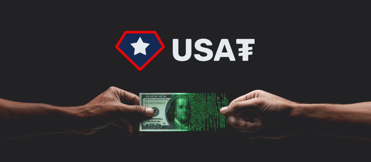 💵#USDT

Tether has introduced USA₮, a federally regulated, dollar-backed stablecoin built for the U.S. market under the GENIUS Act framework. Issued by Anchorage Digital Bank and backed with reserves held by Cantor Fitzgerald, USA₮ will be available on Bybit, Crypto com,