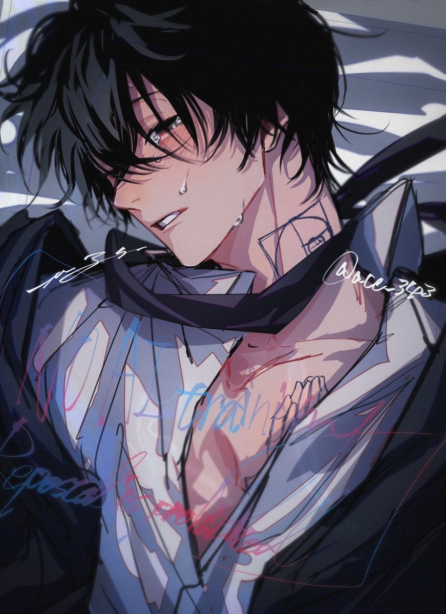 ace_343's tweet image. ナグ受けの落書きだけ