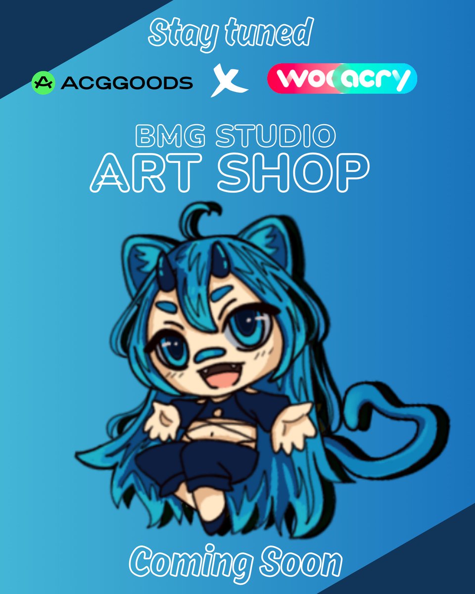 BluesVRartworld's tweet photo. Hello everyone, I'm happy to announce that I'll soon be launching a store with products featuring my designs, where you'll be able to find tons of items with my illustrations. Within this account u will see everything in store. See you soon! #acggoods #wooacry #artstore https://t.co/Ih3y7CRrp6