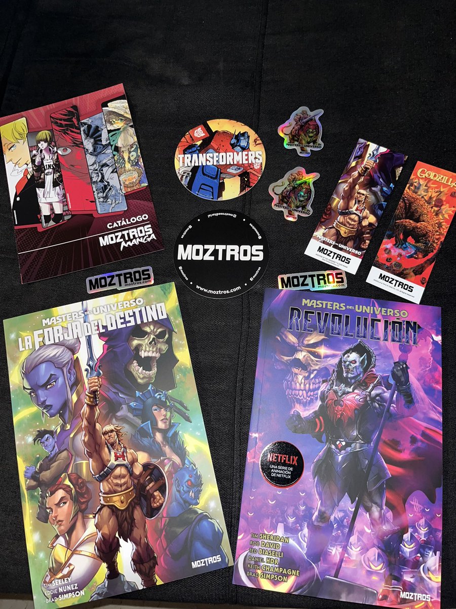 QuiniRG's tweet image. Llegaron los nuevos cómics de Masters del Universo 👏🏻 gracias a @EsMoztros por hacerlo posible.
y por los detallazos