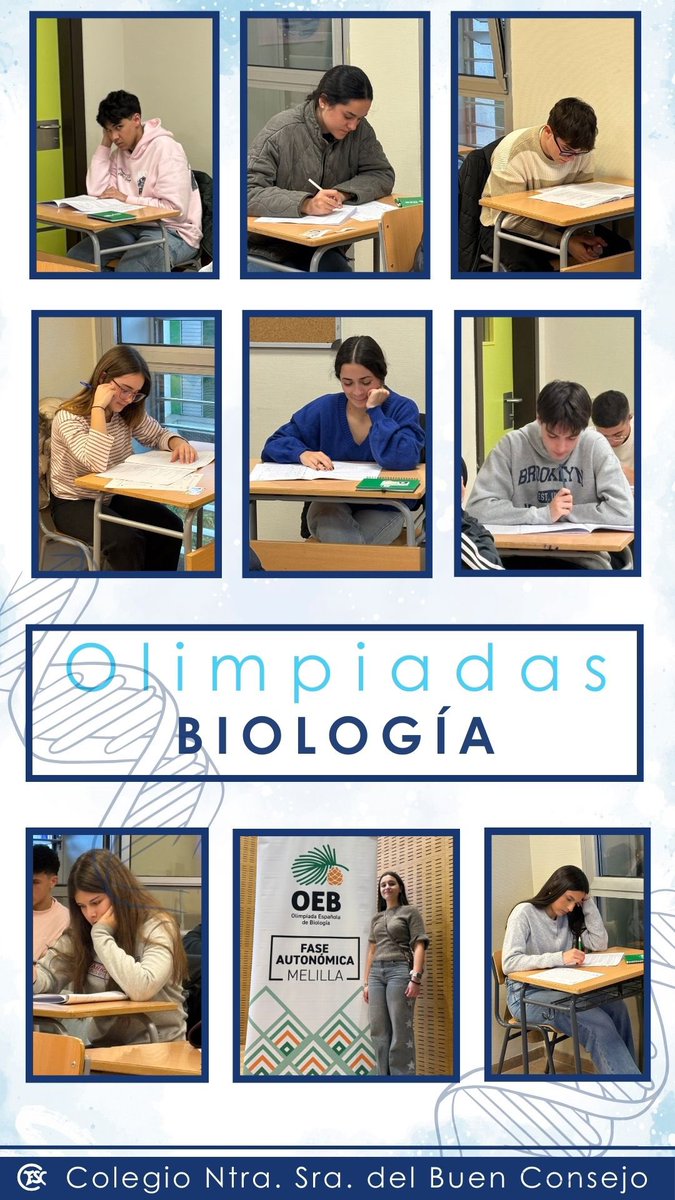 🧬 Nuestros alumnos de Bachillerato participan un año más en la fase autonómica de las  Olimpiadas de Biología <a href="/olimpiadabio/">Olimpiada Biología</a> Una jornada de ilusión, esfuerzo y compromiso con la ciencia 🧪 

#ContigoSonosBuenConsejo