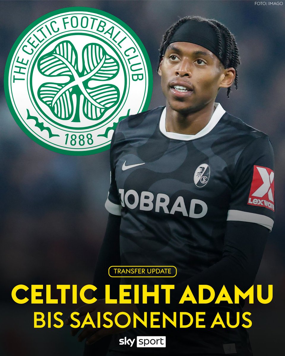 SkySportNews's tweet image. Der Stürmer vom SC Freiburg schließt sich für ein halbes Jahr dem schottischen Topklub an. 🤝 

#DeadlineDay #SCFreiburg #Celtic