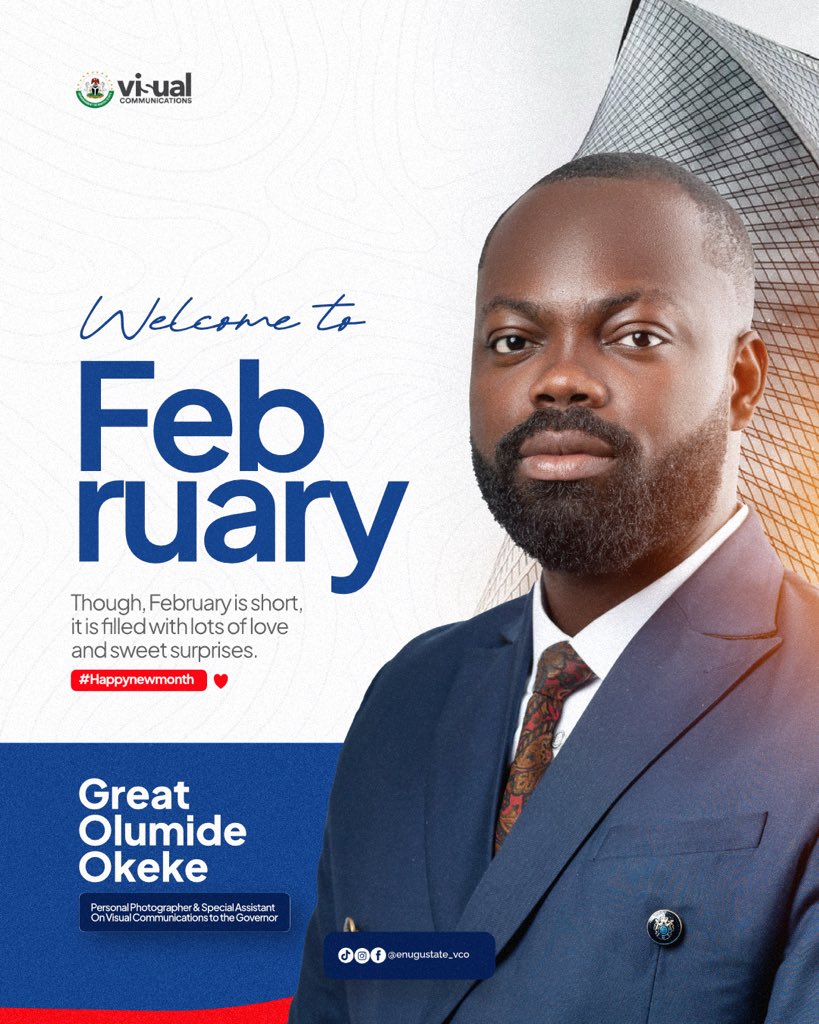 gr8okeke's tweet photo. May this month bring renewed focus, steady progress, and positive results in all that we do. Wishing everyone a productive and successful February.

Like it, it’s nice! https://t.co/i39Nixo0FC