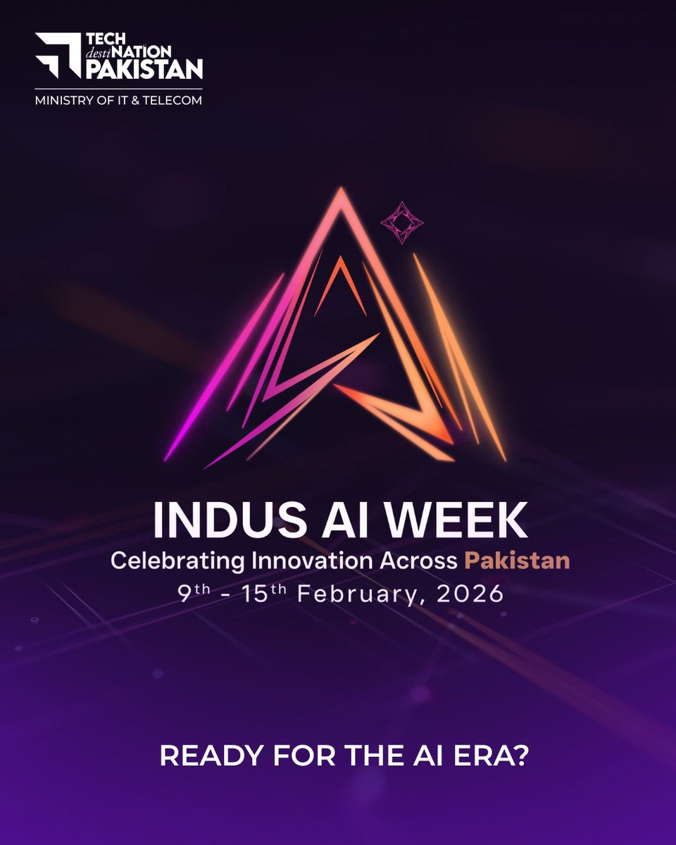 MashaNoor0's tweet photo. Pakistan is stepping boldly into the AI era. INDUSAIWEEK at Islamabad Jinnah Convention Centre is bringing policy, innovation, and leadership onto one platform.
The future of technology isn’t just coming — it’s being shaped right here in Pakistan.
#7DaysToIndusAIWeek https://t.co/cNLKoqAoG1