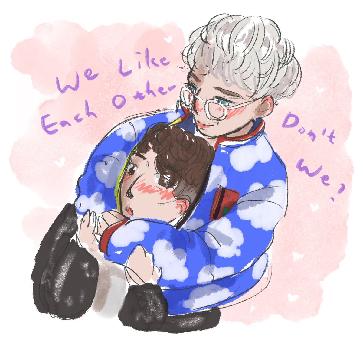 Love the fleece it suit him so much.  The colour’s incredible cute and playful☁️☁️☁️