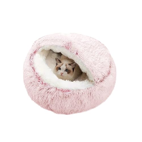 I just received Anti-Anxiety Cat Bed, Plush Hooded Cave, 20 in Diameter, Suitable for Small to Medium Pets, Pink - Pink from bluestone_22 via Throne. Thank you! throne.com/thecalmfury #Wishlist #throne