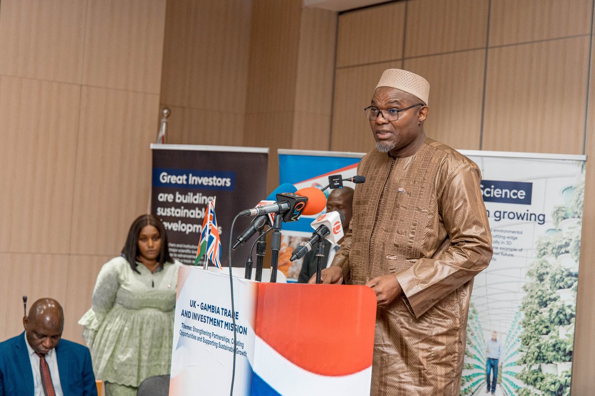 We’re proud to launch the UK’s first Trade Mission to The Gambia.

🇬🇧 -🇬🇲  partnership continues to grow:

📈 UK imports from The Gambia reached £137m in the year to Q2 2025 up 85%

🤝 13 UK businesses are exploring opportunities in agriculture, finance, engineering &amp; tech