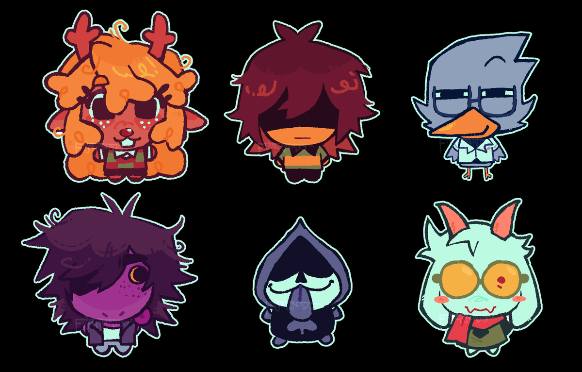 Keychains or stickers soon maybe idk
#DELTARUNE