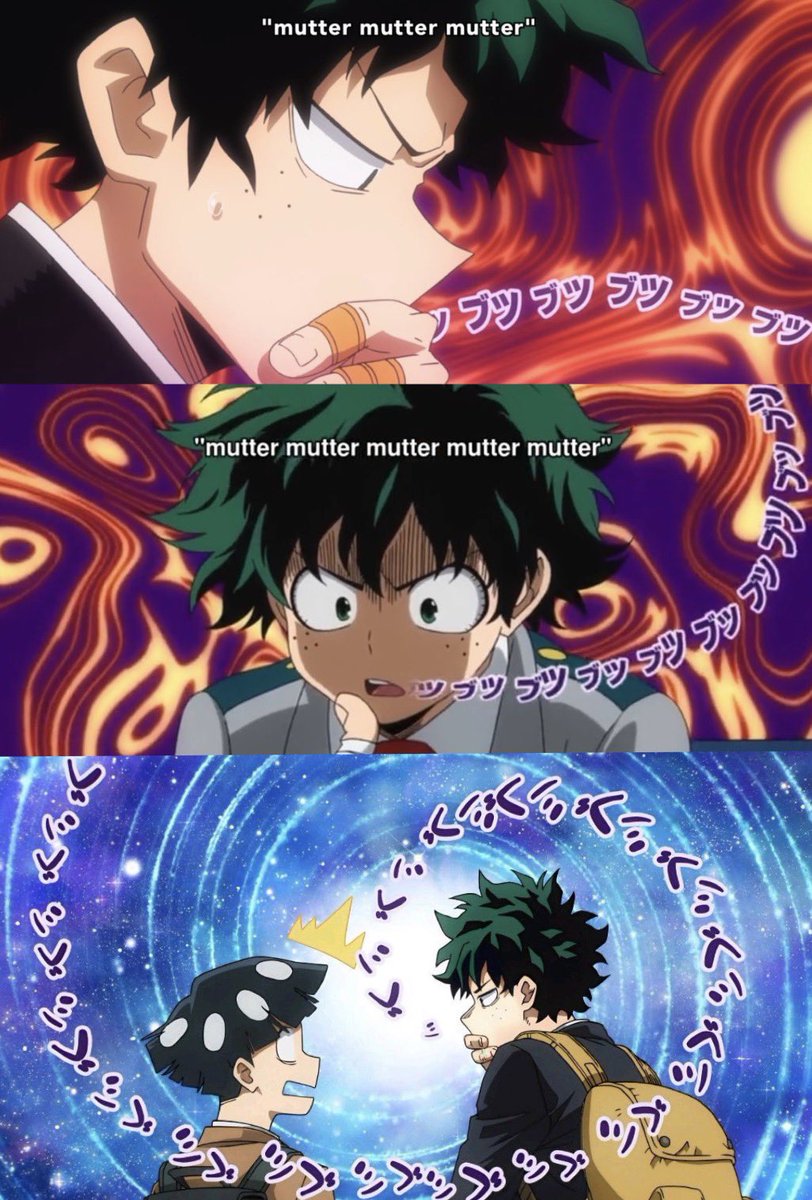 i love that he never stopped his muttering