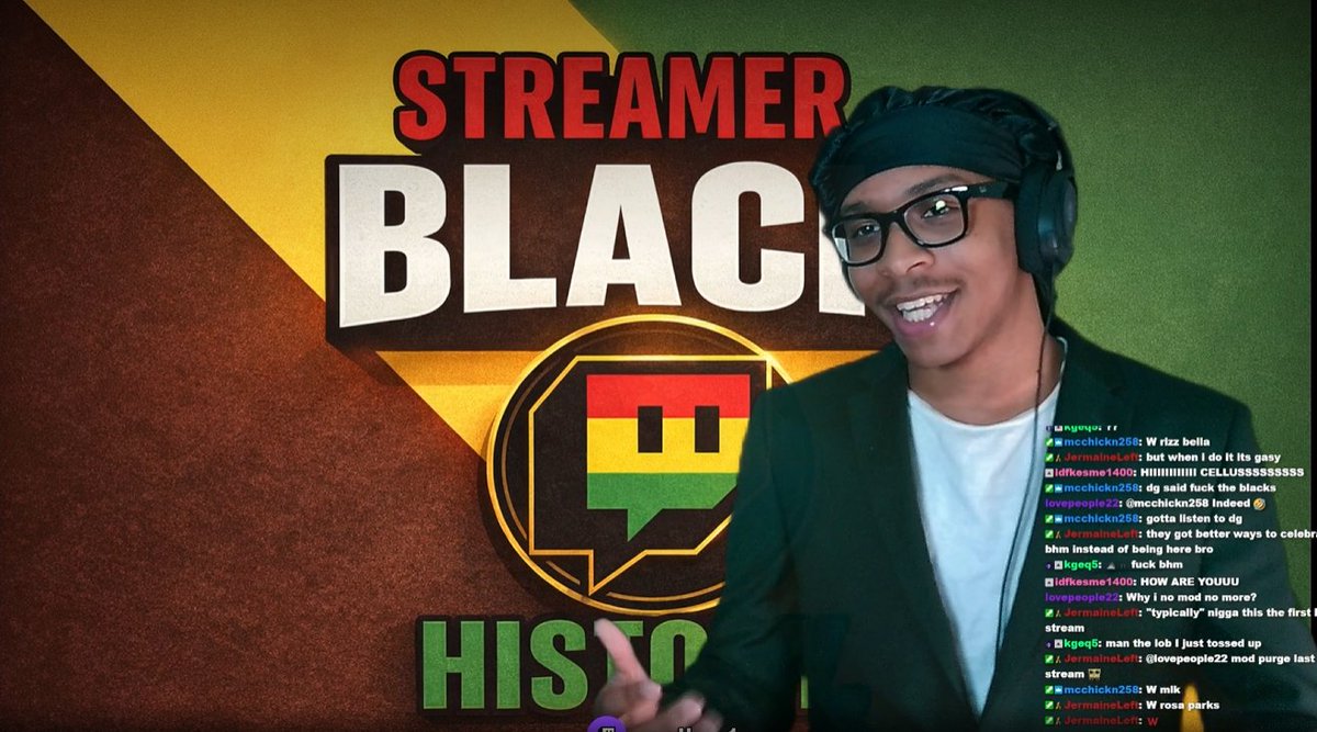 1xClips's tweet photo. Cellus did an honorary stream celebrating Black Creators for Black History Month 🙏❤️

It acknowledged Creators such as Cinna, Arky &amp; Yugi, Mari, Kai Cenat, RDCWorld, ImDontai, IShowSpeed &amp; More.👀 https://t.co/XAyvxhe3eV
