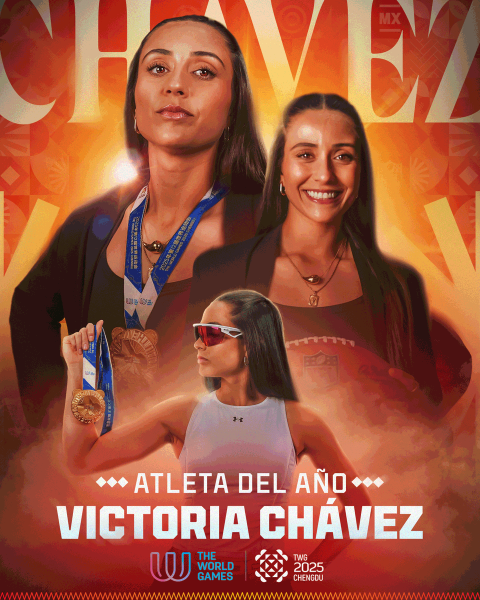 ¡Orgullo Mexicano! 🇲🇽
Victoria Chávez se consagra como la Atleta del Año de los World Games. 🏆