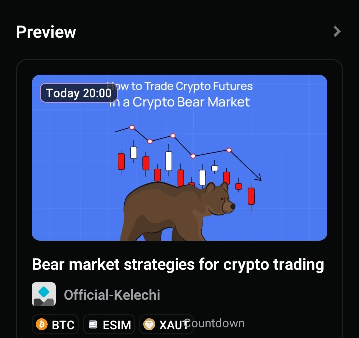 austine_KCee's tweet photo. 🚀 Level up your crypto game!
Join Bitget LIVE for expert bear market strategies to navigate the current market.
Join here: https://t.co/4RL0Yz9IHI
Don't miss out on these insights! #BitgetLive #Bitget #BearMarketStrategies