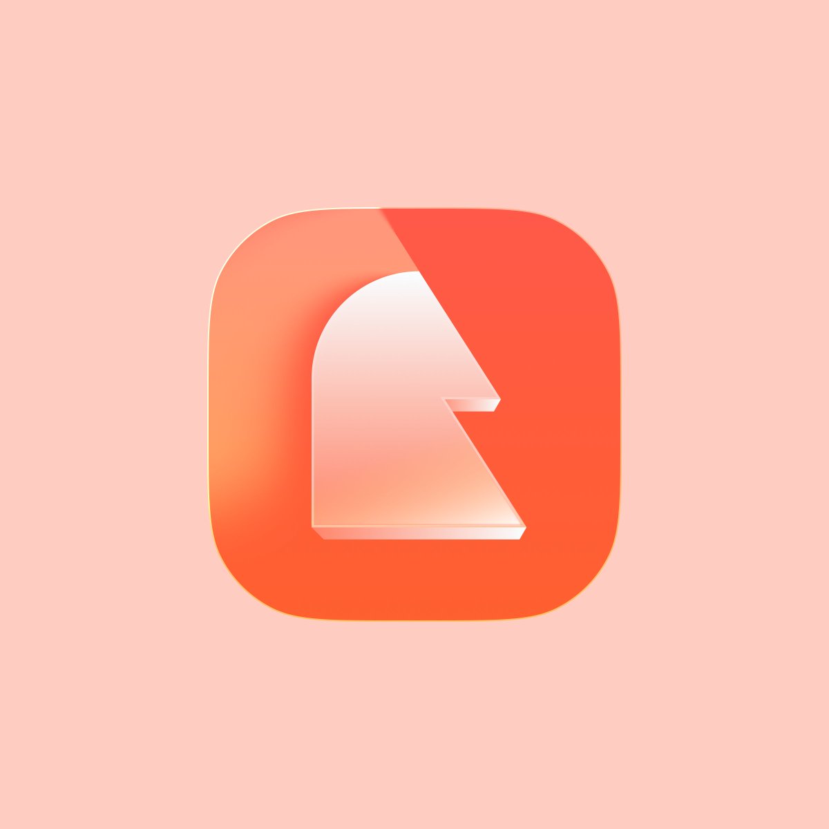 Did this icon for a framer template I'll be launching soon. It should represent a B but it turned out looking like a horse face. 😂