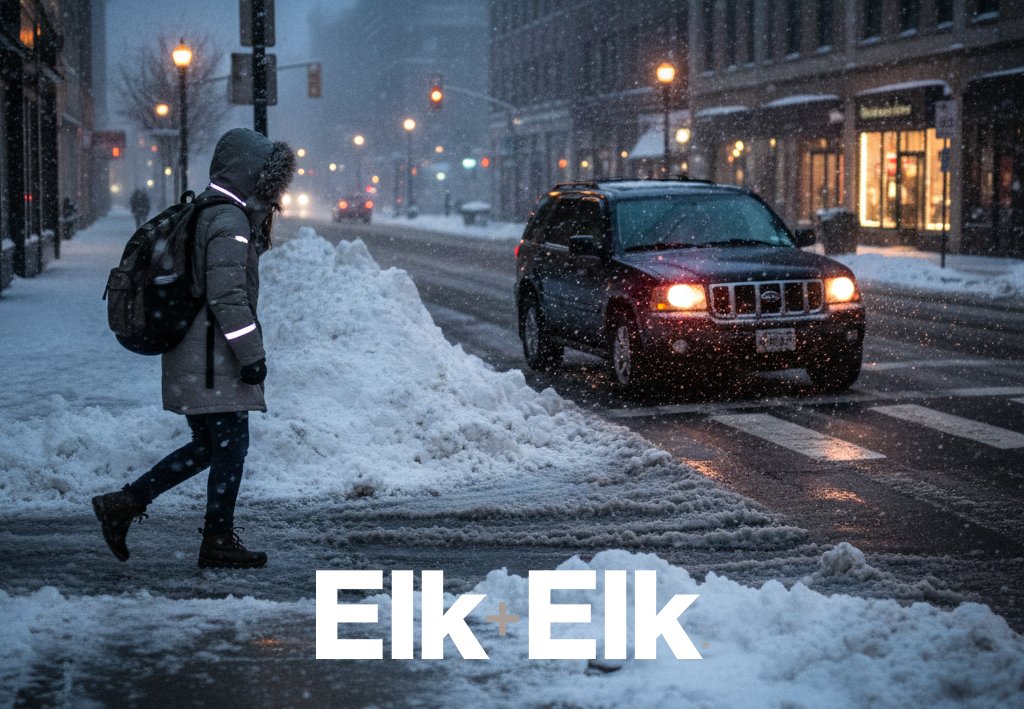 elkandelk's tweet image. Hit by a car in Columbus? 🛑 Don't let the insurance company blame the "wintry mix."
You have rights, even if the crosswalk lines are covered by snow.
We are here to help you when you need us.
elkandelk.com/columbus-pedes…
#ElkandElk #ColumbusOhio