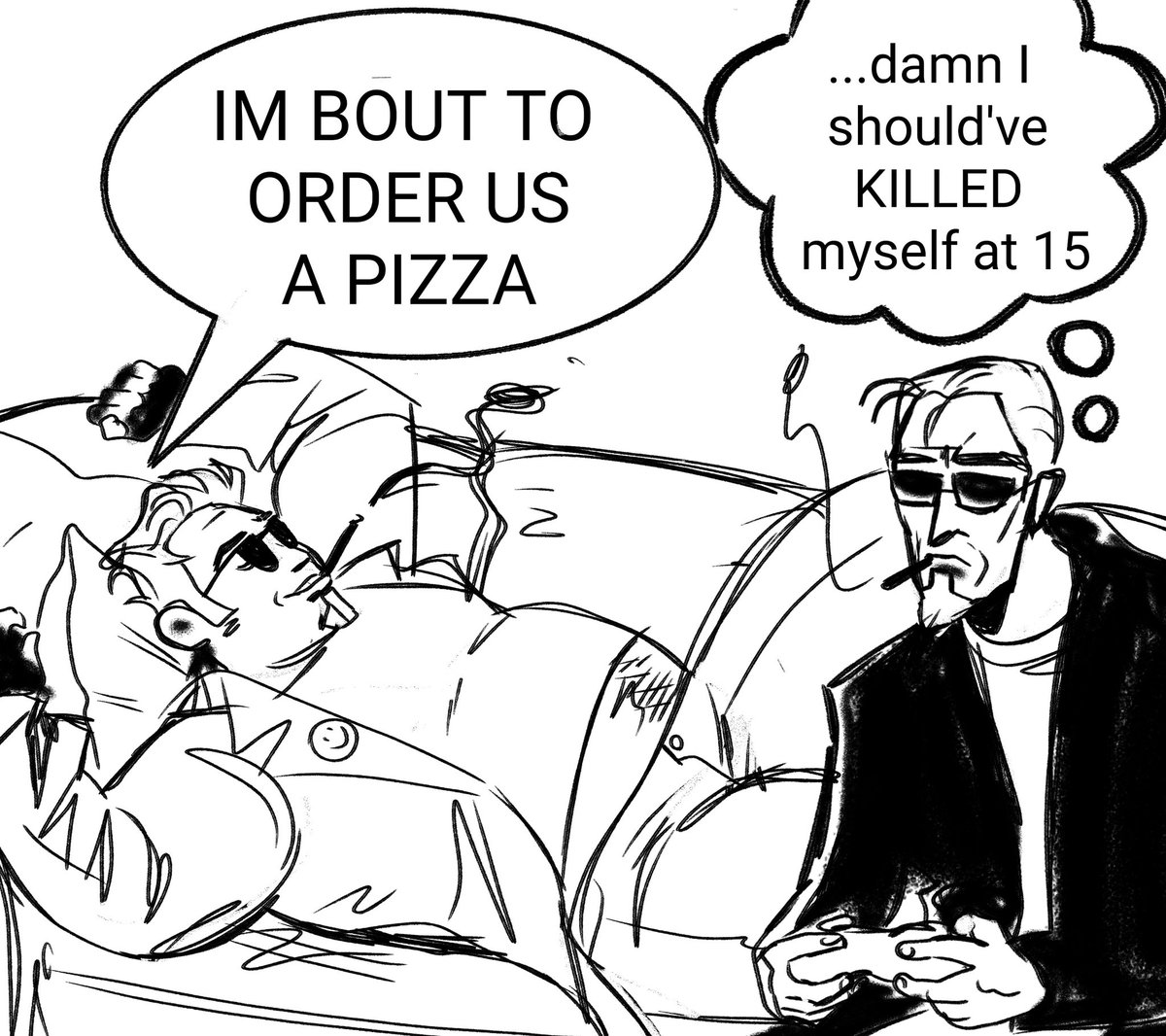 cochudette's tweet image. Phone doodle before beach time #letsdothis #dudecest