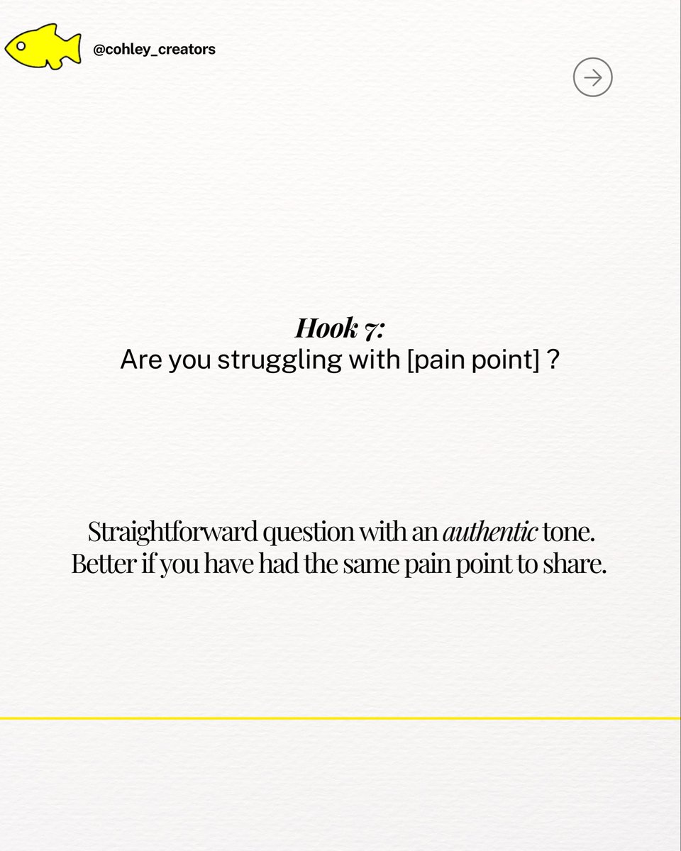 Cohley_'s tweet image. Part 2: Brand approved UGC hooks to start your work week. Which one resonated most? 

#UGC #UGCCreator #ContentCreatorTips #CreatorEducation #InfluencerMarketing