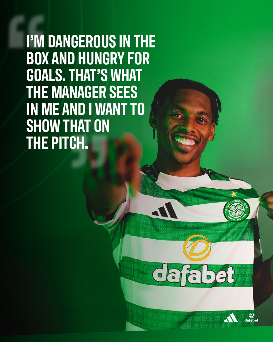 CelticFC's tweet image. 💬
  
#WelcomeJunior | #CelticFC🍀