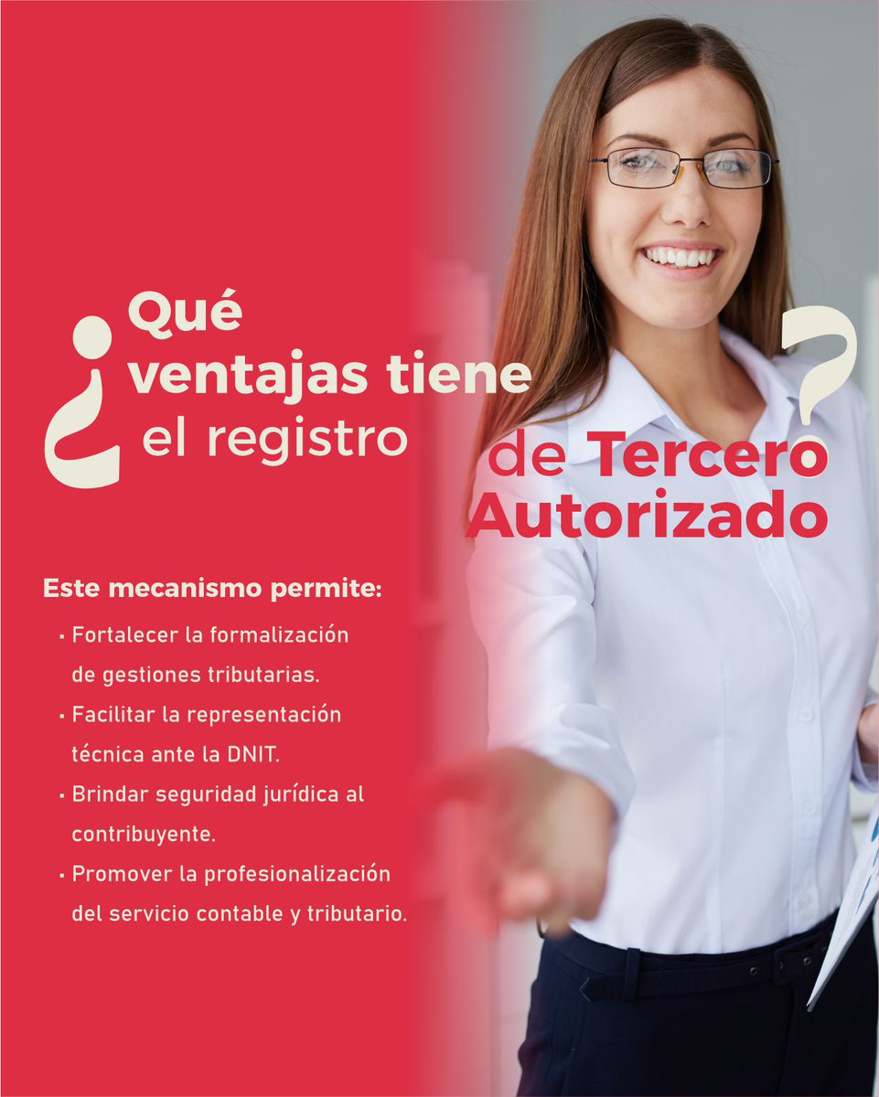 ℹ️ ¿Sabes qué es un Tercero Autorizado ante la DNIT?

Es la persona registrada para realizar trámites en el Sistema Marangatu de la DNIT en nombre y representación del contribuyente que lo autorice.

🔗 Este vínculo es clave para una gestión tributaria profesional y segura.