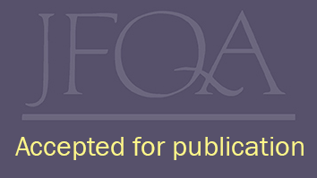 Journal of Financial and Quantitative Analysis tweet media