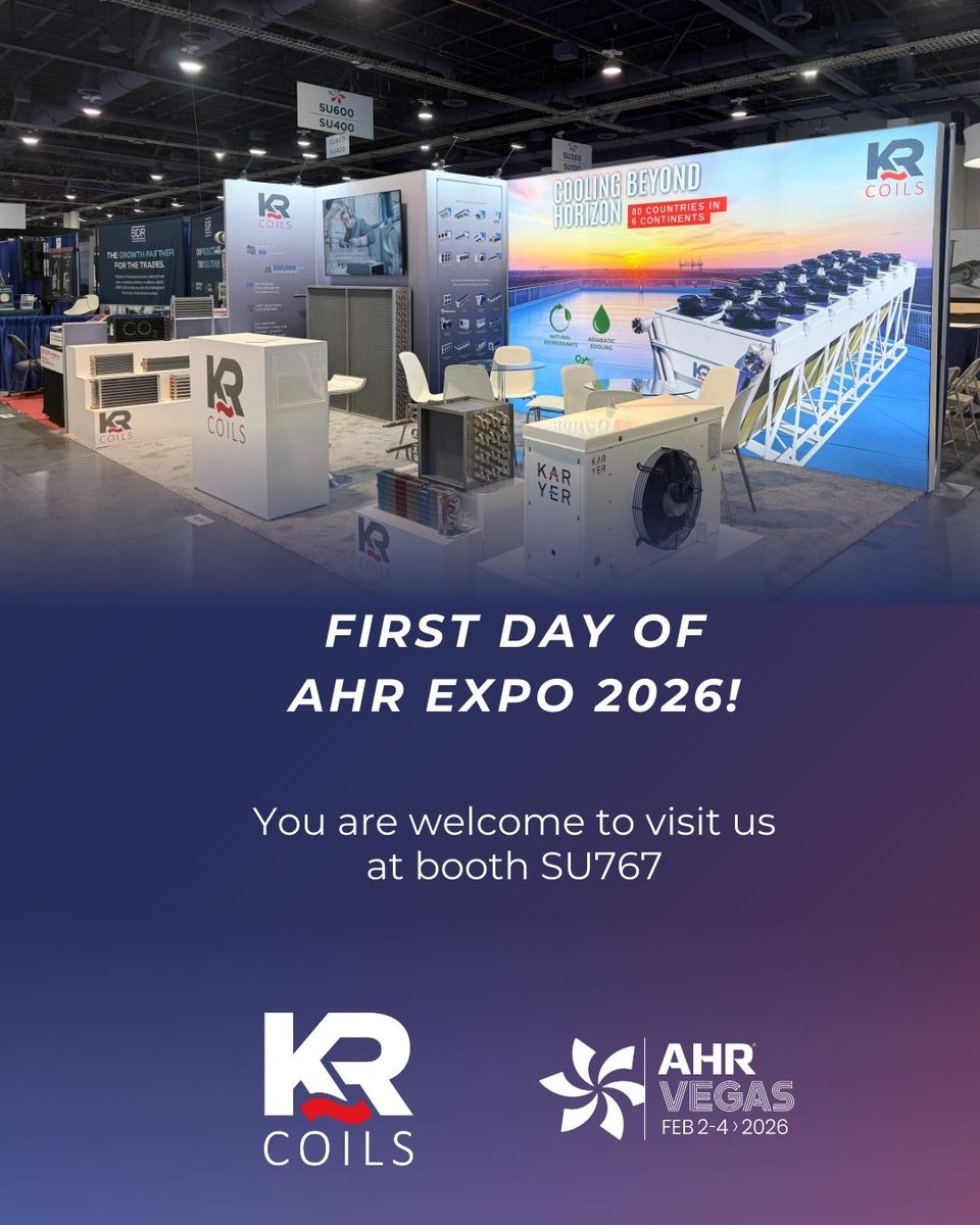 KaryerGroup's tweet photo. We look forward to meeting you at #ahr2026 in Las Vegas! Find us at booth SU767. https://t.co/mXQ0qUPTVG