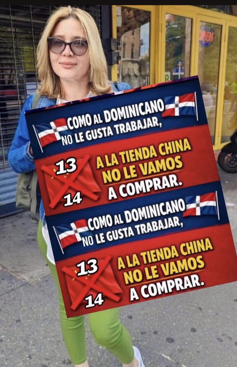 Wildbeast210's tweet photo. Atención #Chinos malagradecidos que no aportan nada à #RD, excepto basura y sobre poblacion, evaden impuestos y no emplean #Dominicanos https://t.co/EbyFUsJD4p